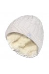 HEAT HOLDERS - Femme Fantaisie Chaud Hiver Automne Tricot Bonnet avec Doublé Polair One Size, Cream Alesund 