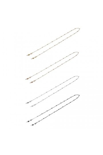 Healvian 4 Pcs Lunettes Cordon Lunettes Femmes Lunettes Chaînes Lunettes Sangle Porte-Chaîne De Lunettes Femmes Lunettes De S