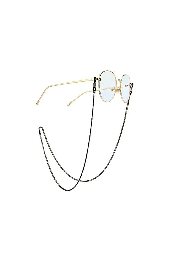 HIJAN Chaînes de lunettes avec lanière for femmes, cordon de lunettes à la mode