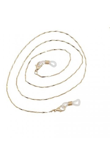 HOOENG Longe Lunettes chaînes for Femmes cuivre Cou chaîne Simple élégant Lunettes Cordon Lunettes retenue