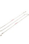 SEJAS Longe de Lunettes Sangle de Lunettes for Femmes Rose Perle perlée Cou chaîne Mode Lunettes Cordon Convient pour Les Lun