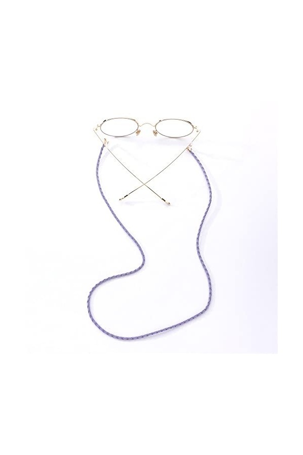 KEIOMI Sangle de Lunettes chaînes de Lunettes for Femmes tressées Lunettes de retenue Cordon de Lunettes élégant Color : Ros