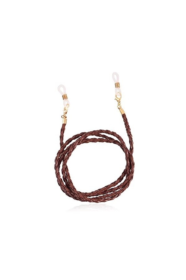 KEIOMI Sangle de Lunettes chaînes de Lunettes for Femmes tressées Lunettes de retenue Cordon de Lunettes élégant Color : Cof