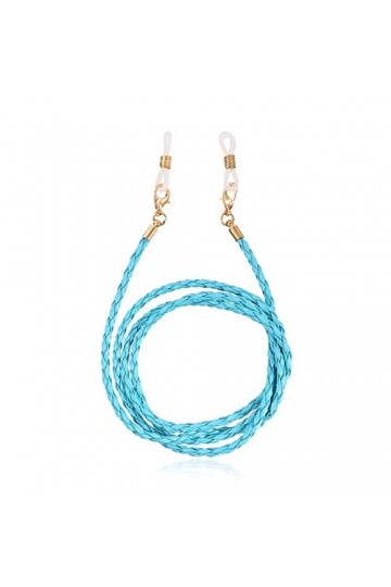 KEIOMI Sangle de Lunettes chaînes de Lunettes for Femmes tressées Lunettes de retenue Cordon de Lunettes élégant Color : Ble