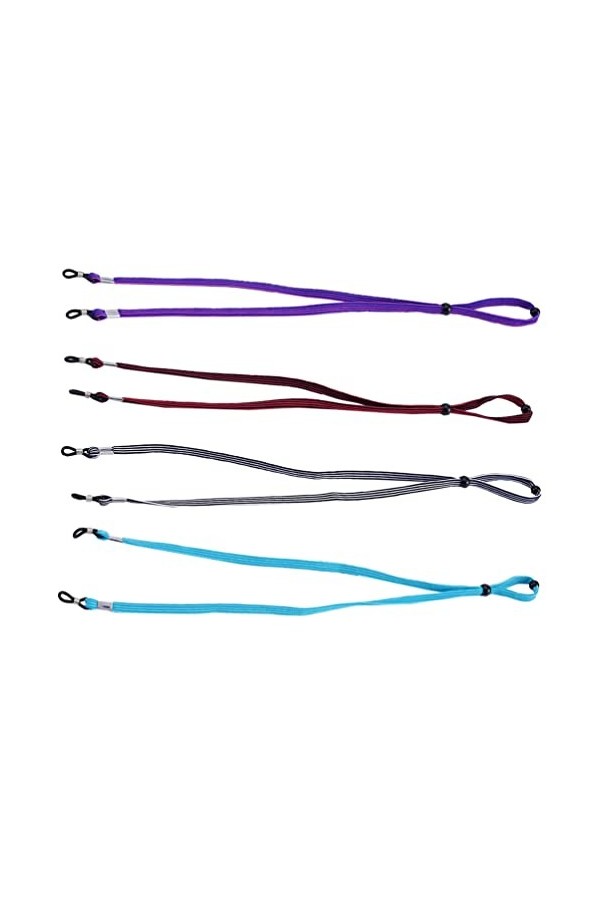 BUTIFULSIC 4 Pièces Cordon De Lunettes Élastique Porte-lunettes Autour Du Cou Chaîne De Lanière De Lunettes Cordons De Lunett