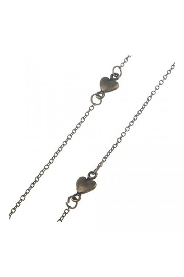 WEPINS Sangle de Lunettes chaînes de Lunettes for Femmes décor de Coeur en métal chaînes de Masque Cordon de Lunettes élégant