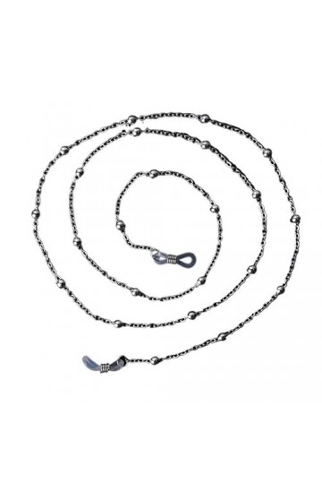 ENLLY Chaînes de Lunettes de Lunettes for Femmes Alliage Simple Petite chaîne de Cou de Perles Cordon de Lunettes de Mode Co