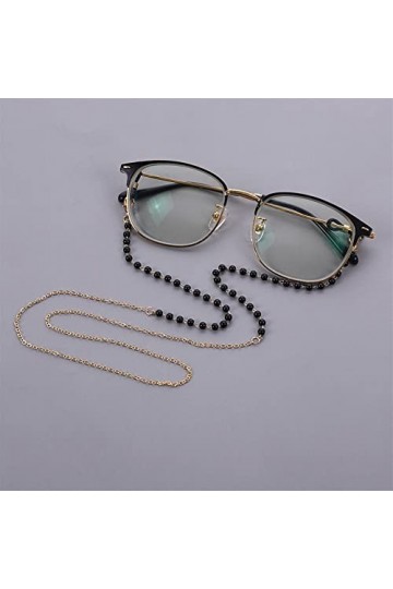 Sangle de Lunettes de Lunettes for Femmes Perles de Perles de Perles chaînes Anti-perdues Cordon de Mode Lunettes Porte-chaîn