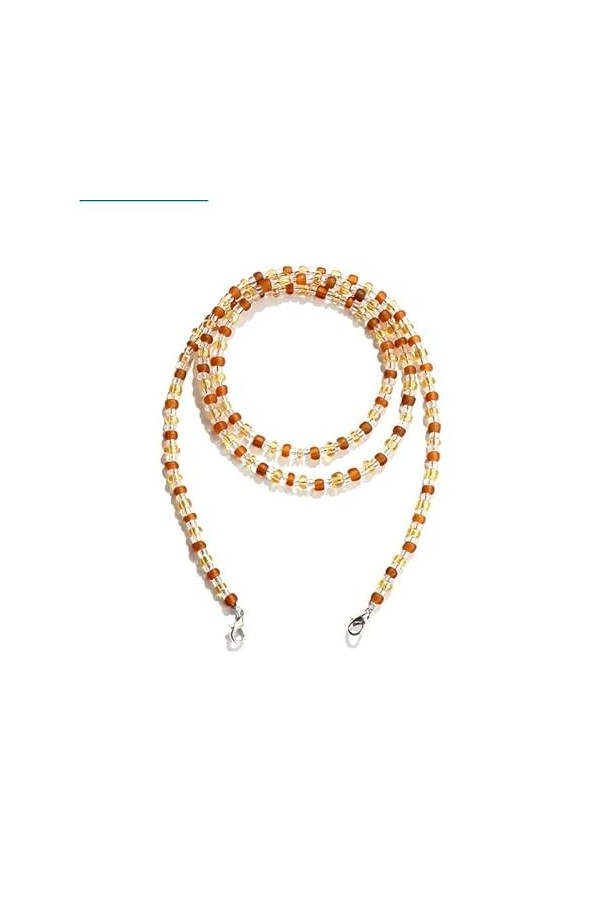 Gyrosphere Lunettes chaînes Lunettes lanière for Femmes coloré perlé Masque lanière Mode Titulaire chaînes Lunettes Cordon