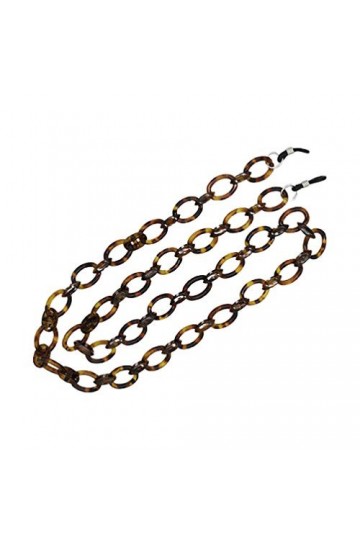 Healifty Retro Lunettes Chaîne Holder Vintage Acrylique Anti-pertes, Lunettes de soleil Sangle de couverture Corde Clip pour 