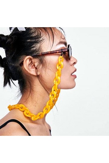 Bohend Bohème Perle Chaînes à lunettes 2 pièces Étoile de mer Chaîne de masque facial Or Chaîne de lunettes Lunettes de solei