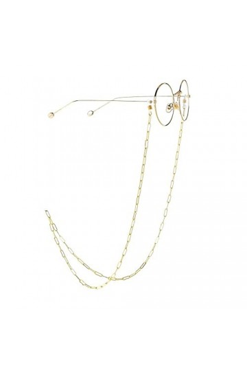 HIJAN Chaînes de lunettes à sangle for femmes, cordon de lunettes à la mode