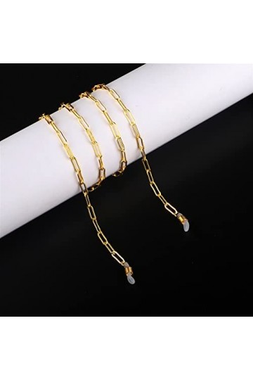 HIJAN Chaînes de lunettes à sangle for femmes, cordon de lunettes à la mode