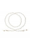 HOOENG Lunettes chaînes Sangle de Lunettes for Femmes Simple Perle Anti-Perte Masque chaînes Mode Lunettes Cordon Lunettes de