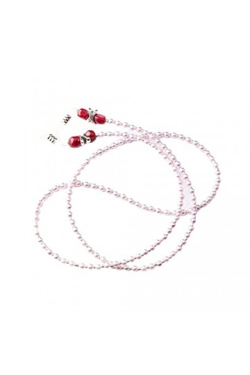 HOOENG Chaînes Sangle De Lunettes for Femmes Vintage Perlé Lunettes De Retenue Élégant Titulaire Chaînes Lunettes Cordon