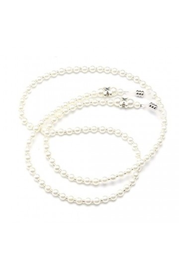 HOOENG Bracelet Chaînes De Lunettes for Femmes Perles Dimitation Masque Chaînes Mode Lunettes De Soleil Sangles Lunettes Cor