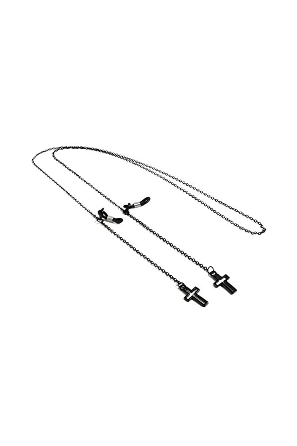 Gyrosphere Lunettes Sangle Lunettes chaînes for Femmes Croix Pendentif Masque chaînes élégant Lunettes Cordon Lunettes retenu