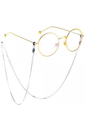 DJLORD Lunettes Longe Lunettes Chaînes for Femmes en Acier Inoxydable Simple Masque Chaînes Mode Lunettes Cordon