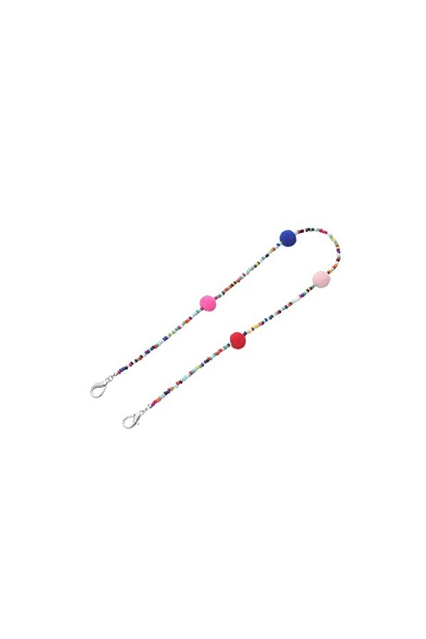 Gyrosphere Chaînes de Lunettes de Lunettes for Femmes Perles colorées Autour de la Sangle de Cou Cordon élégant Lunettes chaî