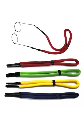 Cordon Lunettes 4Pcs Sangle de Lunettes Réglable Universel Cordons Lunettes Homme Femme Corde à Lunettes Corde de Lunettes de