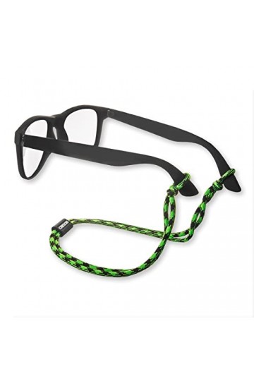 Carson Attaches de lunettes en paracorde pour lunettes de soleil et lunettes - Vert électrique EX-50GRB 