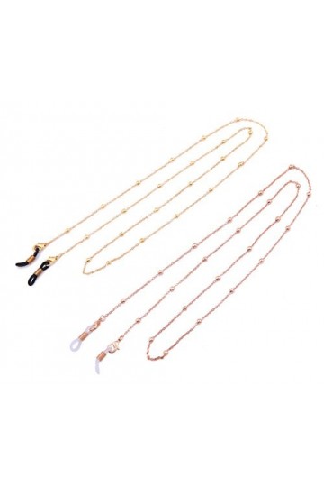 Likgreat Lot de 2 chaîne pour lunettes de lecture ou de soleil, pour femme