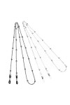 Lot de 2 cordons de lunettes, chaîne de lunettes, cordon de lunettes de soleil, ajustement universel, cordon de lunettes de s