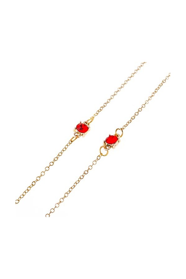 HOOENG Chaînes de Lunettes Longe de Lunettes for Femmes Chaînes de Masque de Strass en métal Chaînes de Support de Mode Cordo