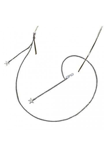 OMNIOF Chaînes de Lunettes de Lunettes for Femmes chaînes de Masque en métal avec Pendentif étoile Cordon de Lunettes de Mode