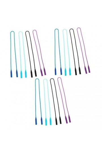 NIYANGLE Treteaux Reglables 12 Pièces Lunettes De Soleil En Vrac Adulte Lentes De Sol Para Niños Porte-Sangle De Lunettes Cor