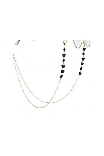 HOOENG Lunettes chaînes de Lunettes for Femmes Papillon Cristal Lunettes retenue Mode Lunettes Cordon Lunettes de Soleil Sang