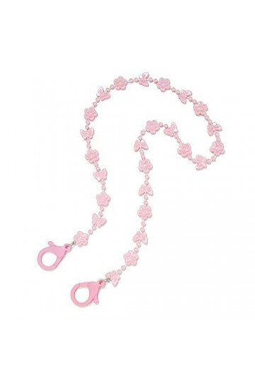 DAVBIR Chaînes de lunettes pour femmes, lanière de retenue de lunettes antidérapante avec Clips, cordon de lunettes élégant