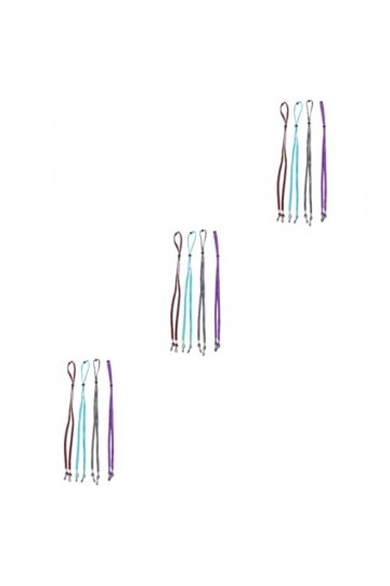 Housoutil 12 Pcs Cordon DExercice Élastique Support De Lunettes Sangle De Lunettes Support De Bouche Bavoir Lunettes Sangle 