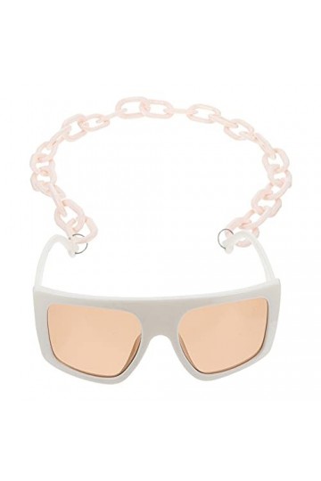 EXCEART Béquille Vélo De La Chaîne De Lunettes Sangle Titulaire Acrylique De La Chaîne De Lunettes Acrylique Collier Lunettes