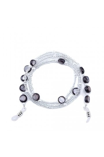 Gyrosphere Sangle Lunettes chaînes for Femmes Cordon perlé lanière Simple élégant Porte-Lunettes chaînes Lunettes de Soleil S