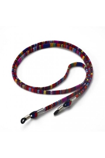 VIRUL Lunettes de Soleil Lunettes de Soleil Coton Cou chaîne Cordon Sangle de retenue Lunettes lanière Titulaire Ethnique Cor