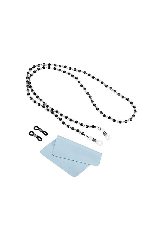 PATIKIL Chaînes de lunettes élégantes pour femme, sangle de lunettes de soleil, support de perles avec boucles pour lire des 