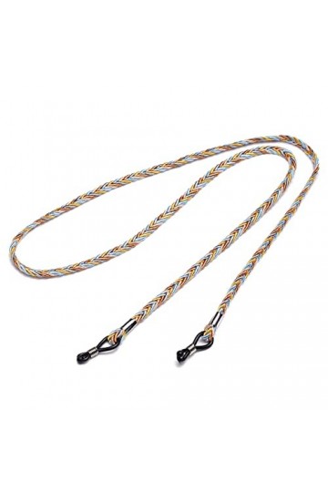 ENLLY Lunettes Longe Lunettes Chaînes for Femmes Rétro Twist Masque Longe Mode Lunettes Cordon Color : Yellow, Size : 1 