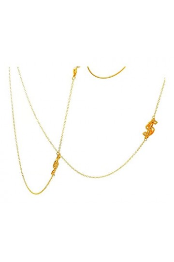 Gyrosphere Sangle de Lunettes Lunettes lanière for Femmes Dollar Pendentif Collier en métal Simple élégant Support chaînes Lu