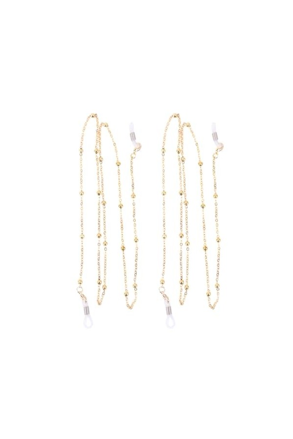 GALPADA 2 Pièces Chaîne Lunettes Sangle De Sécurité Chaînes De Lunettes Titulaire Lunettes De Soleil Chaîne Femmes Chaîne De 