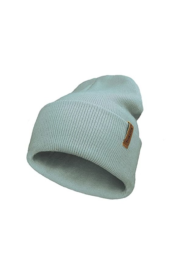TOSKATOK Bonnet Unisexe Doux au Toucher pour Femme ou Bonnet en Tricot Slouch Bonnet laineux dhiver Chaud