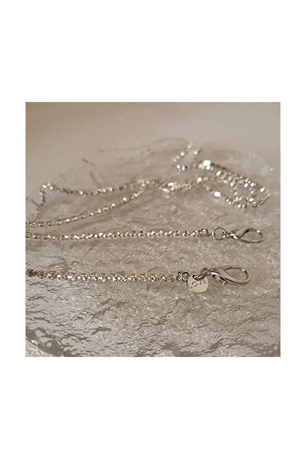 HOOENG Chaînes Lunettes lanière for Femmes Acrylique Cou chaîne Hip hop élégant Cordon Lunettes chaîne Porte-chaîne