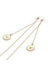 HOOENG Lunettes Chaînes Sangle De Lunettes for Femmes Daisy Pendentif Masque Longe Cordon Élégant Porte-Lunettes Chaînes