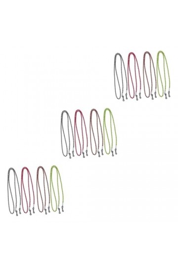 DOITOOL 12 Pcs Titulaires Lanière Multicolore Lunettes De Retenue Lanière De Lunettes En Cuir Chaîne De Lunettes En Cuir Lune