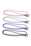 Hemobllo 8 Pcs Couvre-Visage Oreille Extender Lunettes De Retenue Corde Titulaires Lanière Lunettes Sangle Support Tressé Cou