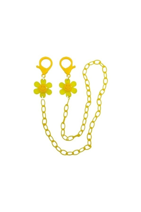 Lunettes Chaînes Sangle De Lunettes for Femmes Acrylique Enfants Lunettes De Retenue Élégant Lunettes Cordon Convient pour Le