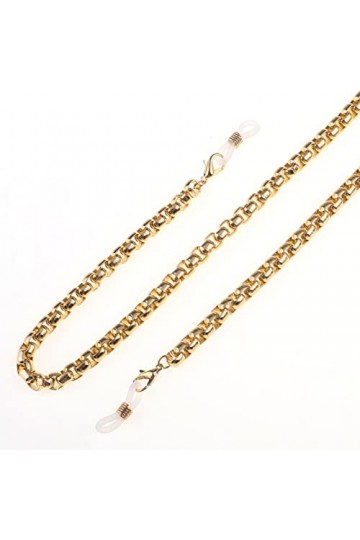 OMNIOF Sangle Chaînes De Lunettes for Femmes Simple Métal Lunettes De Retenue Élégant Lunettes Cordon Convient pour Les Lunet