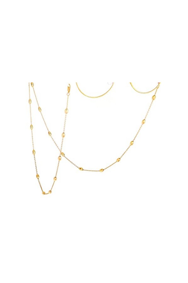 HOOENG Sangle de Lunettes Lunettes chaînes for Femmes métal perlé Lunettes retenue Simple élégant Lunettes retenue Lunettes C