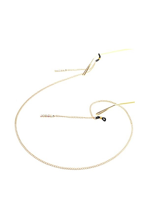 ENLLY Chaînes de Lunettes de Lunettes for Femmes Chaînes de Masque en métal avec Pendentif en Strass Cordon de Lunettes éléga