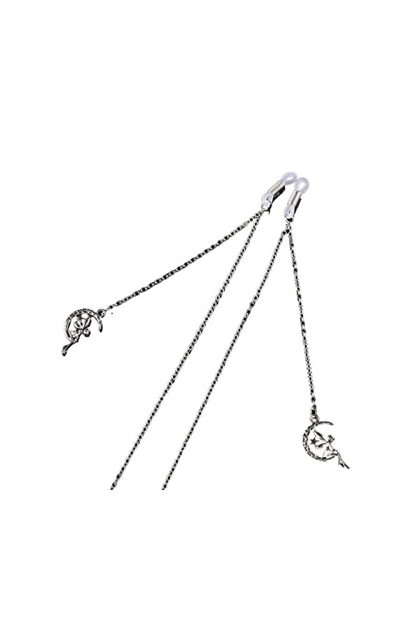 ENLLY Longe de Lunettes Chaînes de Lunettes for Femmes Pendentif en métal Chaîne de Cou Anti-Perdu Cordon de Lunettes élégant